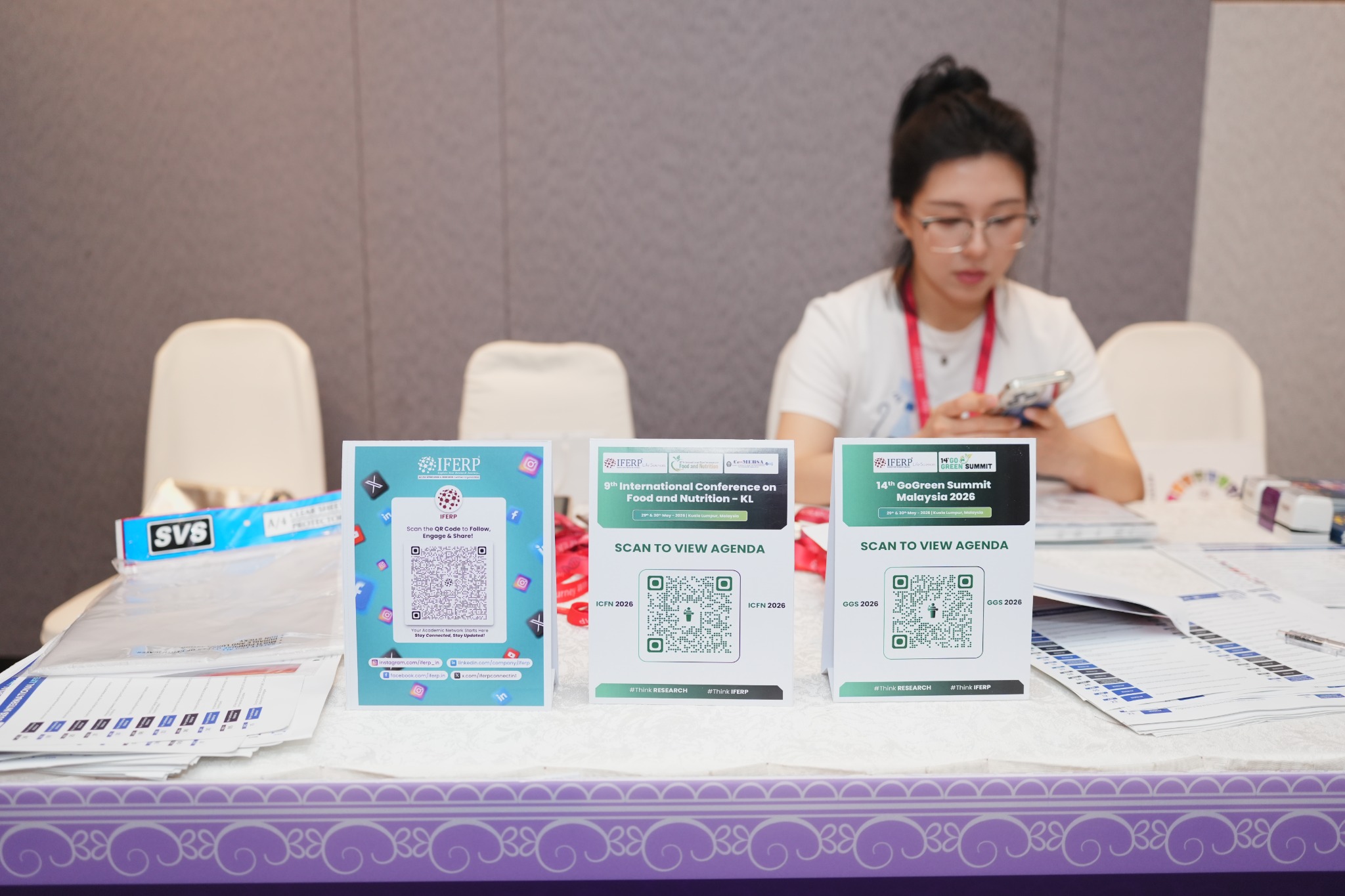 Researchers comparing work between sessions